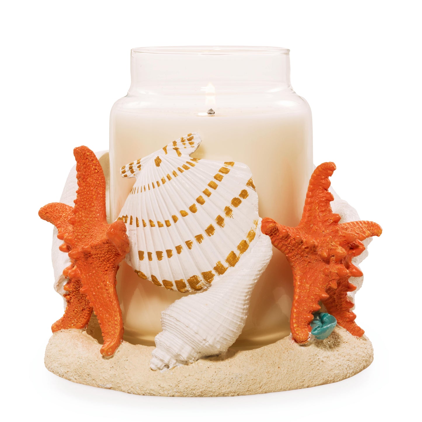 Seashell Jar Candle Holder P7G