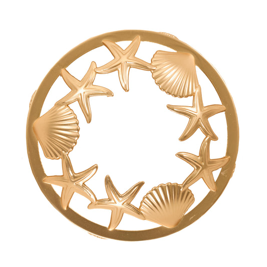 Seashell Illuma-Lid® Jar Candle Topper D5U