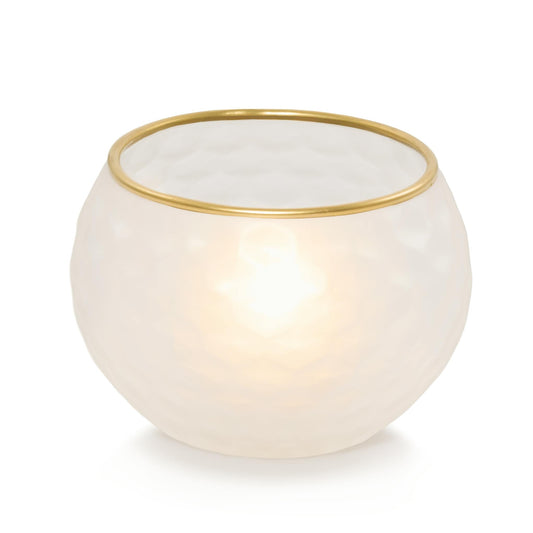 Frosted Honeycomb Tea Light Candle Holder 26Z